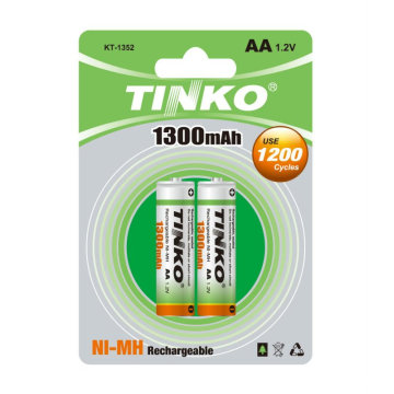 NI-MH rechargeable battery AA 1300MAH